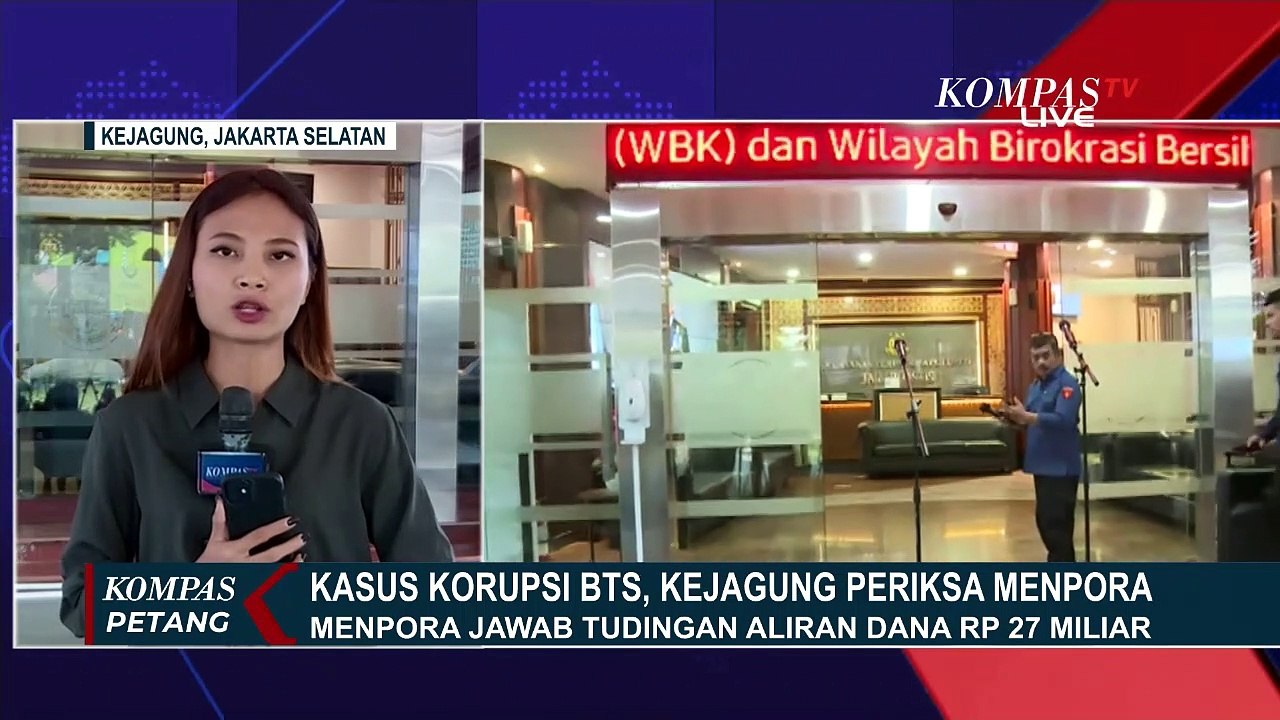 Menpora Diperiksa Kejagung Terkait Korupsi Menara BTS 4G, Jokowi: Hormati Proses Hukum