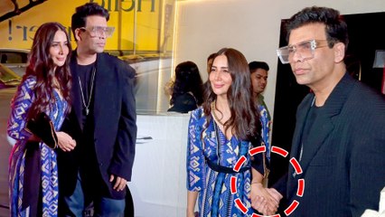 Karan Johar & Kim Sharma Attend A Party Together