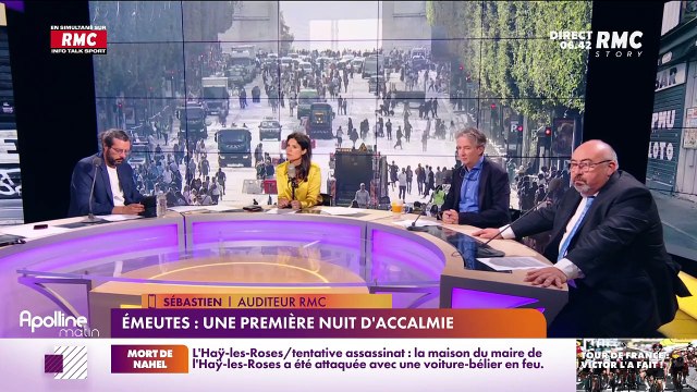 Un commerçant fond en larmes dans Apolline Matin après les émeutes