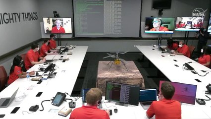 La NASA restablece contacto con su helicóptero en Marte tras 63 días