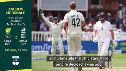 'I don't see any issues with it' - McDonald on controversial Bairstow stumping