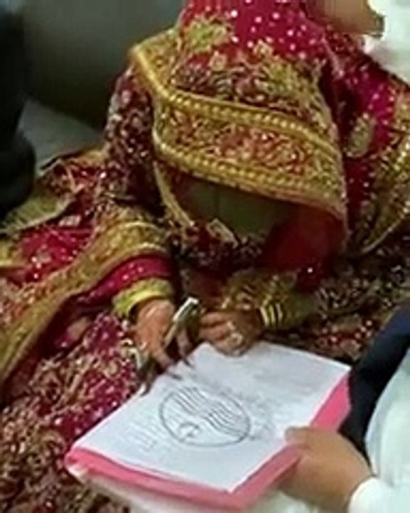 most emotional nikkah highlights  __ pakistani wedding __ bridal look__ Asma Usman