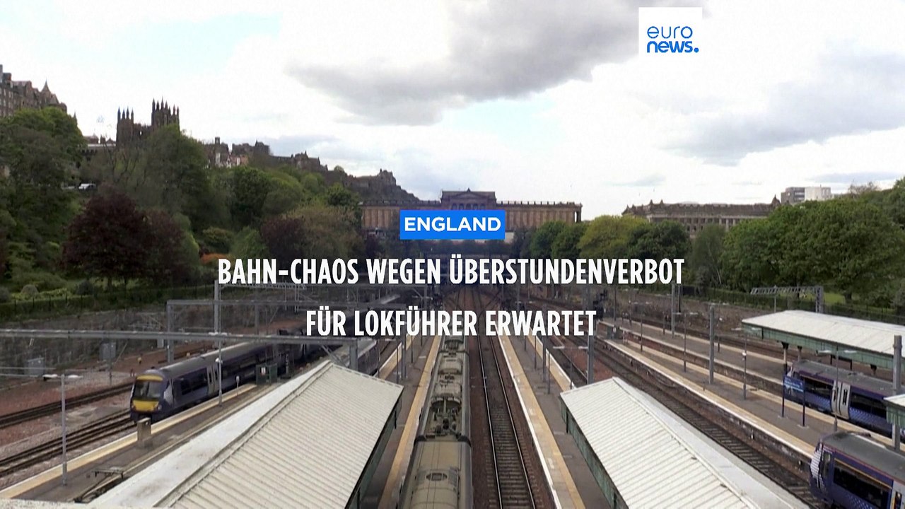 Großbritannien: Bahn-Chaos wegen Überstundenverbot für Lokführer erwartet