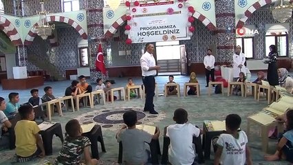 Deprem bölgesi Adıyaman'da, yaz Kur'an kursları başladı