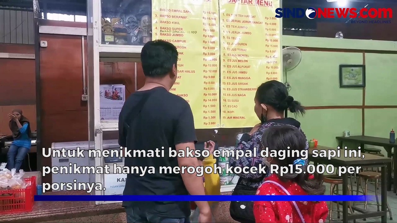 Nikmatnya Mencicipi Daging Empal dalam Semangkuk Bakso, Dijamin Bikin Nagih