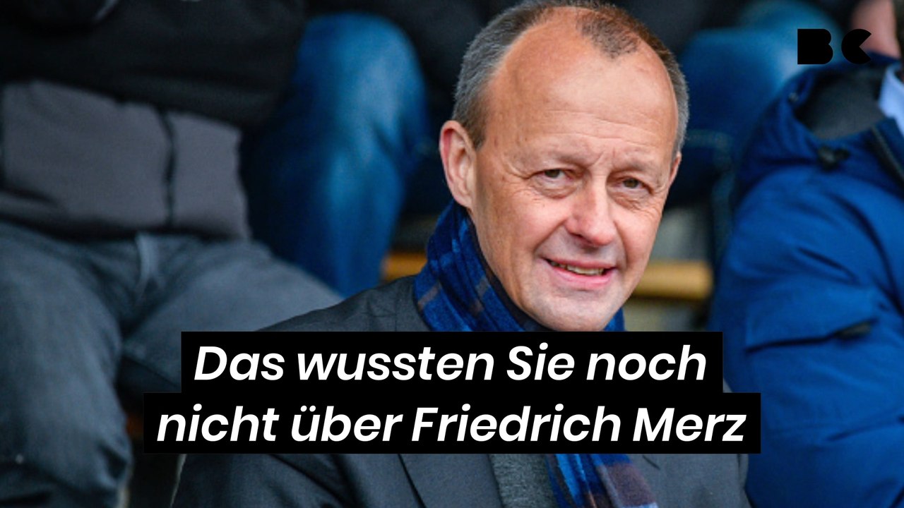 Das wussten Sie noch nicht über Friedrich Merz