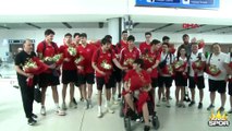 Dünya üçüncüsü U19 Erkek Basketbol Milli Takımı yurda döndü
