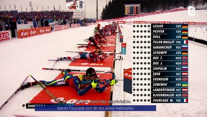 Reportage - Martin Fourcade sort des pistes