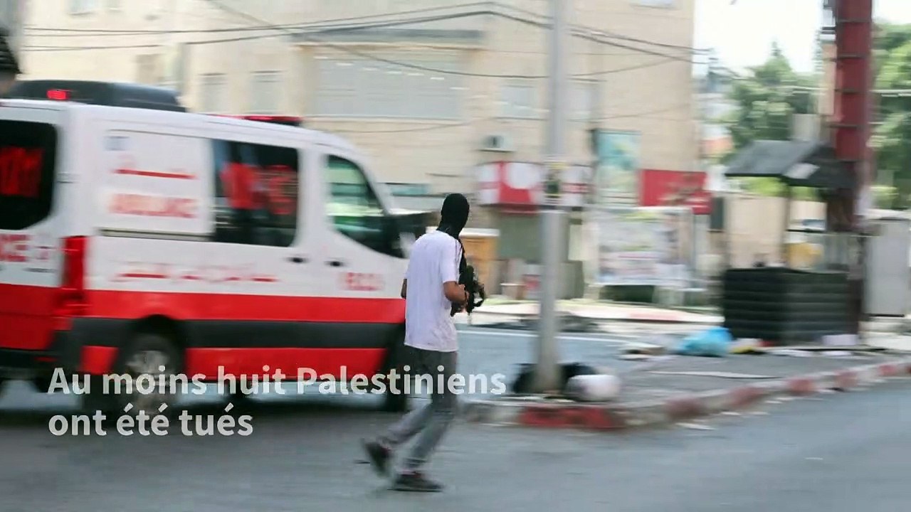 Vaste opération israélienne dans la ville de Jénine en Cisjordanie