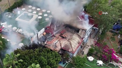 Restoranda başlayıp TSYD'ye sıçrayan yangın kontrol altına alındı