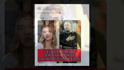 Melisa Döngel'in Sergen Yalçın'la aşk yaşadığı iddiası sonrası Sefo'dan bomba paylaşım! Emojiyle gönderme yaptı