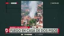 Incendio en el barrio Los Choferes causó alarma en los vecinos