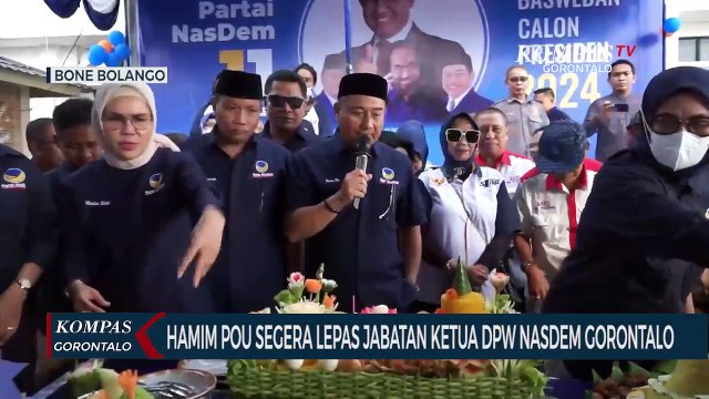 Fokus Bacaleg Dapil Sulut, Hamim Pou Segera Lepas Jabatan Ketua DPW Nasdem Gorontalo