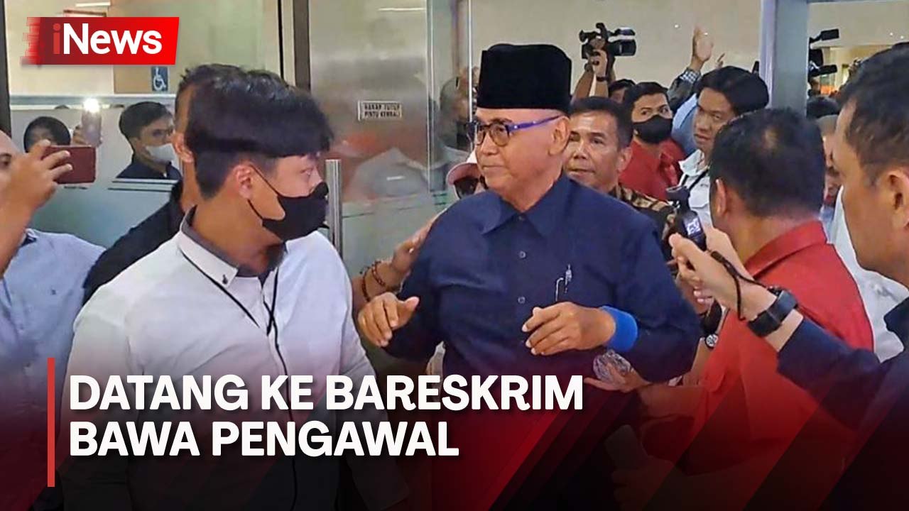 Panji Gumilang Datang ke Bareskrim Bawa Pengawal, Sempat Dorong-dorongan dengan Wartawan