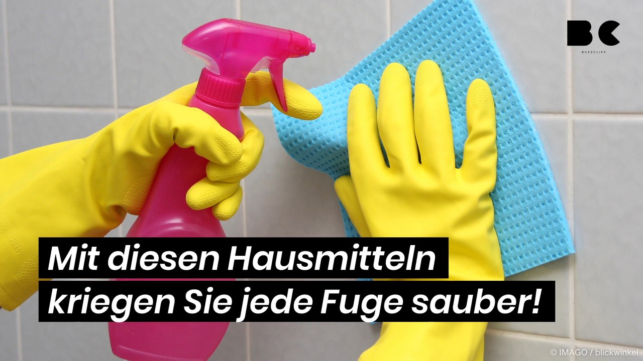 Mit diesen Hausmitteln kriegen Sie jede Fuge sauber!