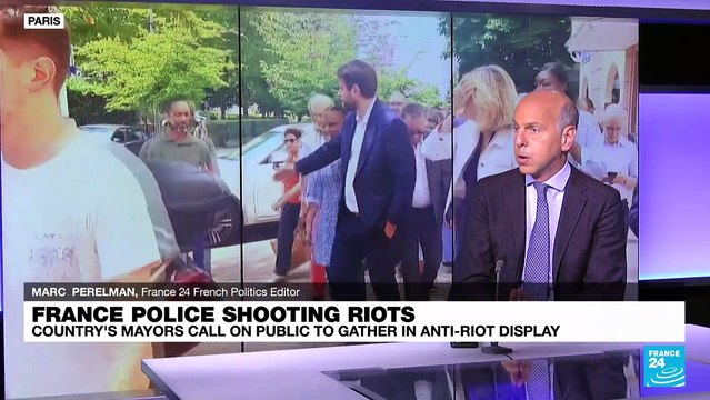Crowds across France show solidarity at town halls targeted in rioting following police shooting