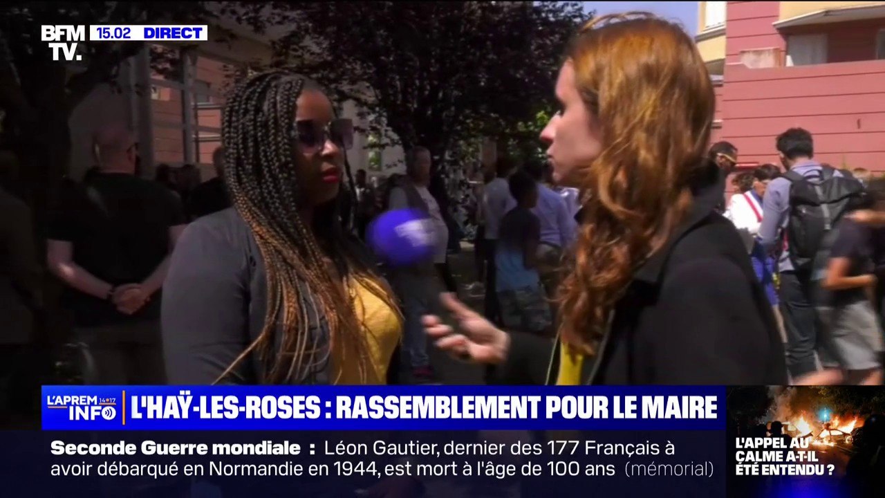Rassemblement en soutien au maire de L'Haÿ-Les-Roses: "Je trouvais que c'était important de soutenir le maire, on est tous concernés", affirme une participante
