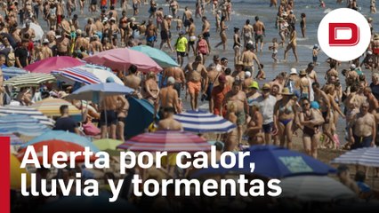 Julio comienza con nueve comunidades en alerta por calor, tormentas, lluvia granizo