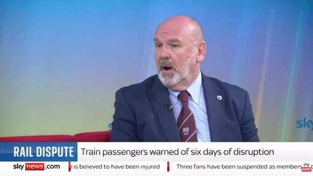 Aslef chief claims striking union hasn’t seen transport secretary for over six months