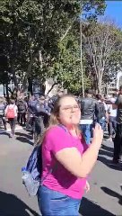 Enfermeiros protestam na Esplanada
