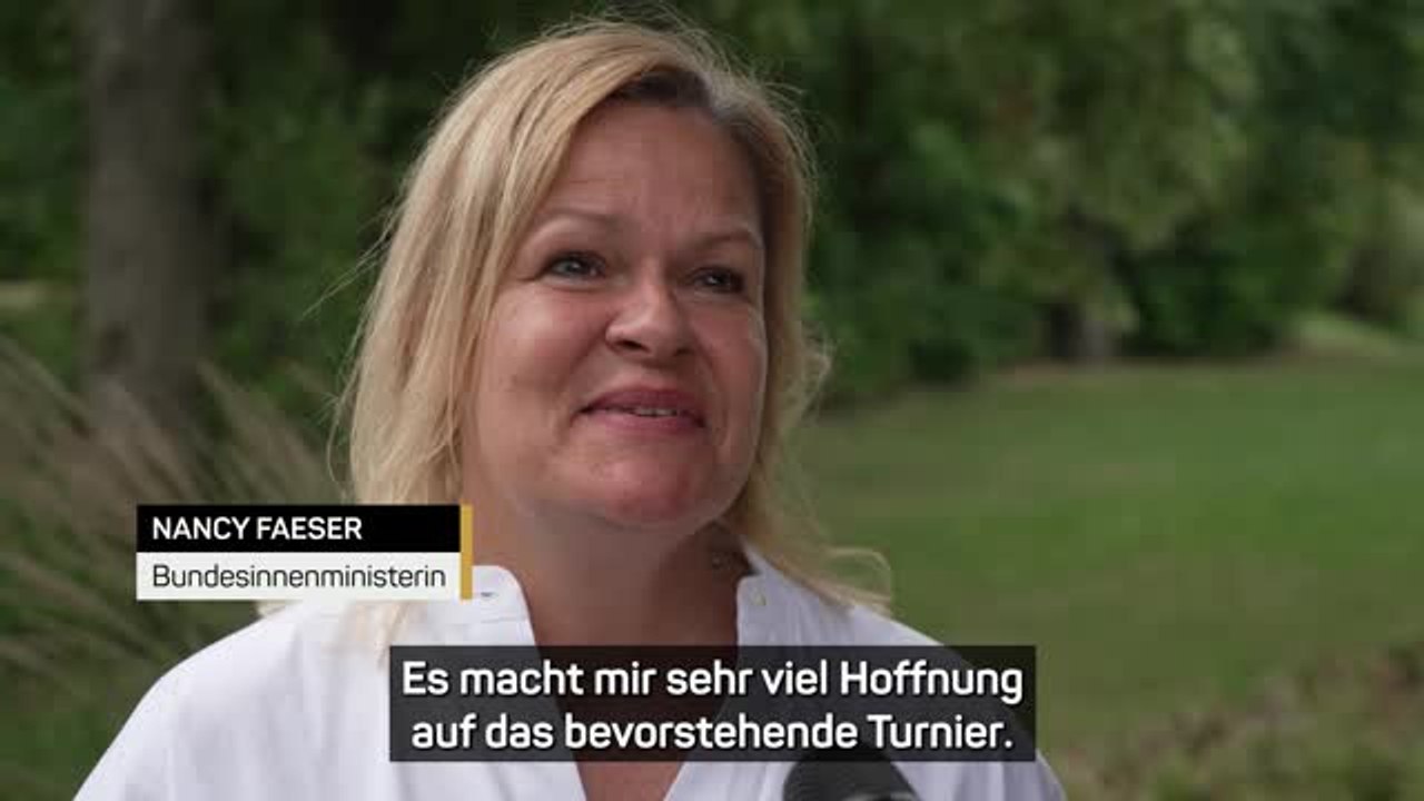 Faeser: 'Macht mir viel Hoffnung auf das Turnier'
