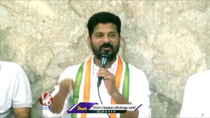Revanth Reddy Counter To Minister KTR Comments On Height _ V6 News
