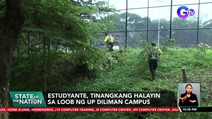 Estudyante, tinangkang halayin sa loob ng UP Diliman campus | SONA