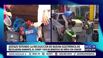 Centenares de personas se han volcado a apoyar la campaña "Reciclando por Honduras" a favor de los niños con cáncer