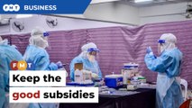 Keep the good subsidies, throw out the bad ones