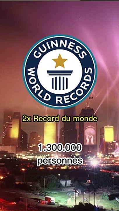 Le Guinness Record du plus grand nombre de spectateurs lors d'un concert