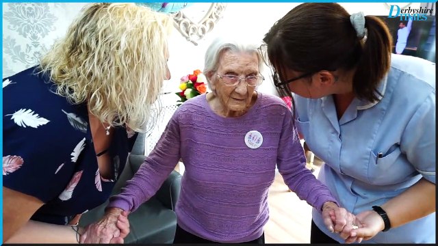 Olive Adams celebrates her 101st birthday