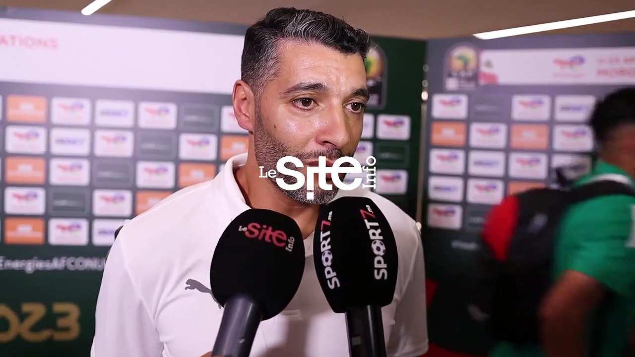 مدرب المنتخب المغربي الأولمبي عصام الشرعي_ _أي منتخب جانا في نصف النهائي مرحبا به_
