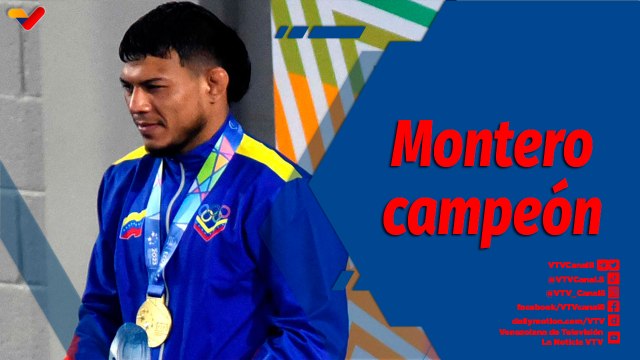 Deportes VTV | Anthony Montero logró sumar otra de oro para Venezuela en los Juegos Centroamericanos y del Caribe en San Salvador 2023