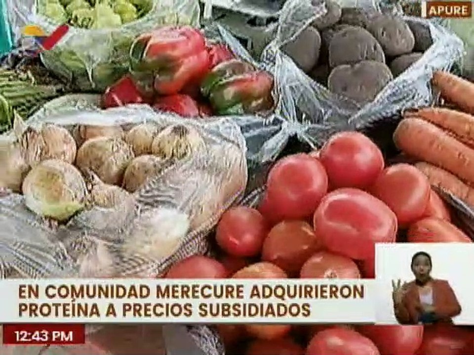 Comunidad de Merecure del edo. Apure fueron beneficiados con venta de proteínas y otros rubros