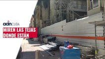 Miren las tejas donde están