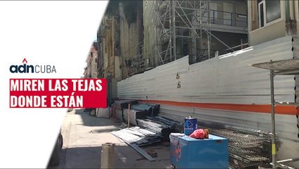 Miren las tejas donde están