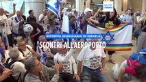 Scontri all'aeroporto di Tel Aviv contro la riforma giudiziaria: manifestanti bloccano lo scalo