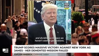 Trump Scores Massive Victory Against New York AG James - Her Demented Mission Failed