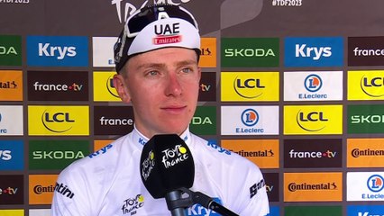 Tour de France 2023 - Tadej Pogacar : "Le Tour est long donc quand on peut prendre des secondes... "