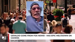 Geraldo Gone From Fox News! - Has Epic Meltdown On Camera