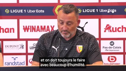 Lens - Haise : "Rester fidèle à notre football"