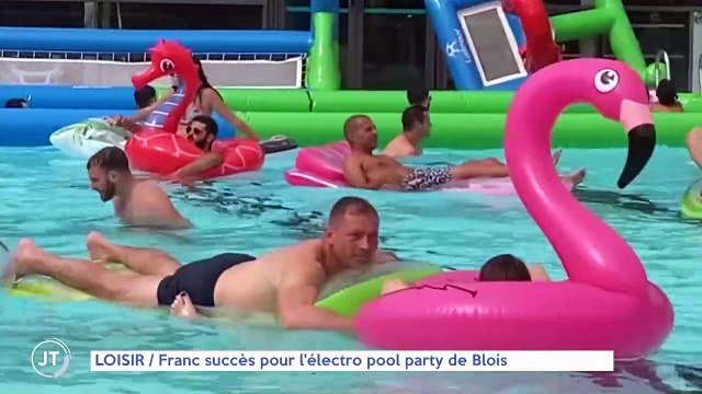 LOISIR / Franc succès pour l'électro pool party de Blois