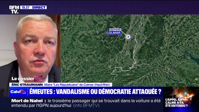 Couvre-feu à Colmar: Ça permet de rappeler les parents à leurs obligations , pour Éric Straumann, maire (LR) de la ville