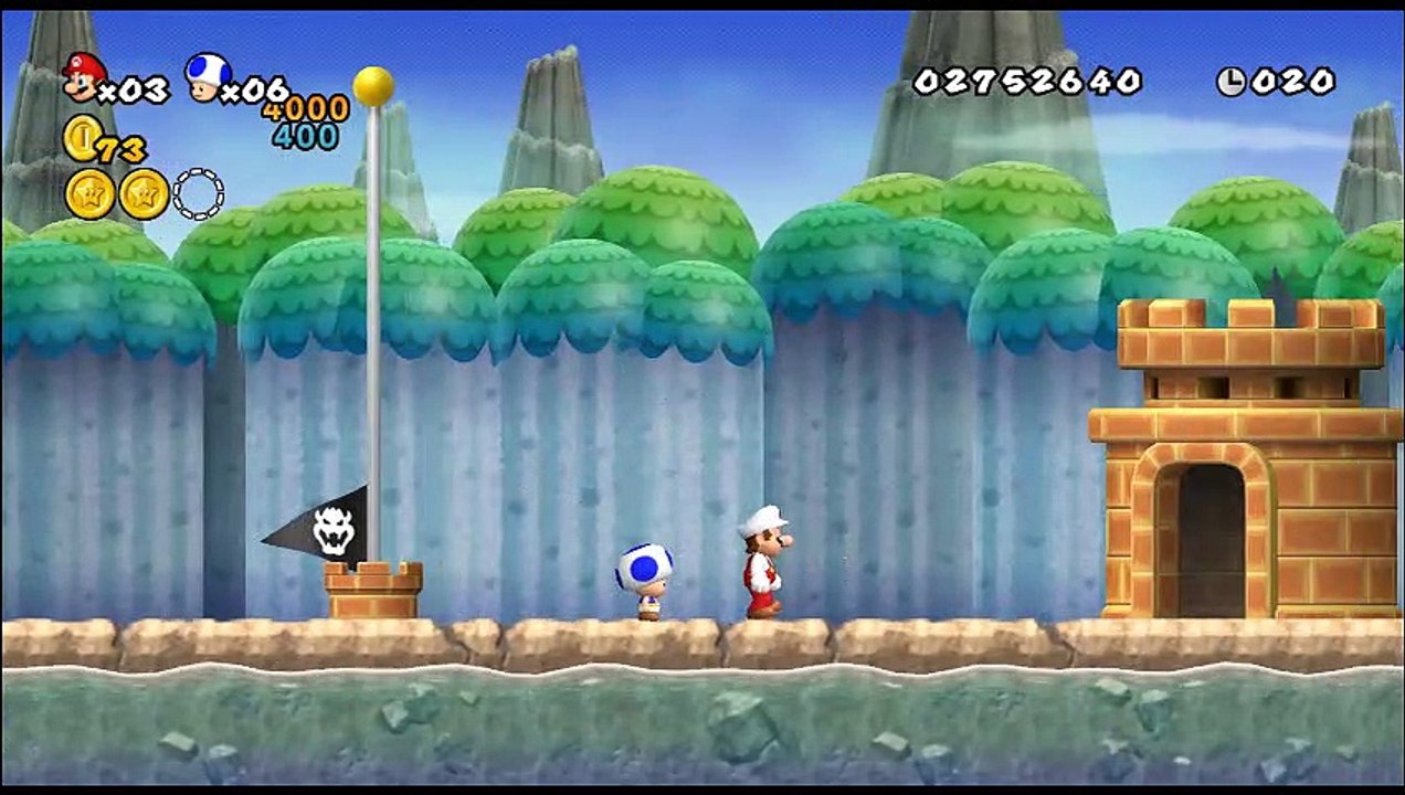 New Super Mario Bros. Wii online multiplayer wii Vidéo Dailymotion