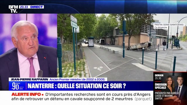 Émeutes: La République manque aujourd'hui d'autorité , pour l'ancien Premier ministre Jean-Pierre Raffarin