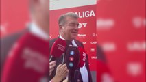 Laporta habla en LaLiga sobre la confirmación de UEFA para jugar la Champions League
