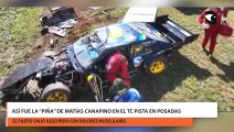 Asì fue la “piña” de Matías Canapino en el TC Pista en Posadas