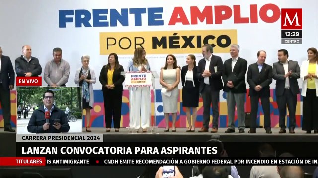 Frente Amplio por México presenta requisitos que deben cumplir los aspirantes rumbo al 2024