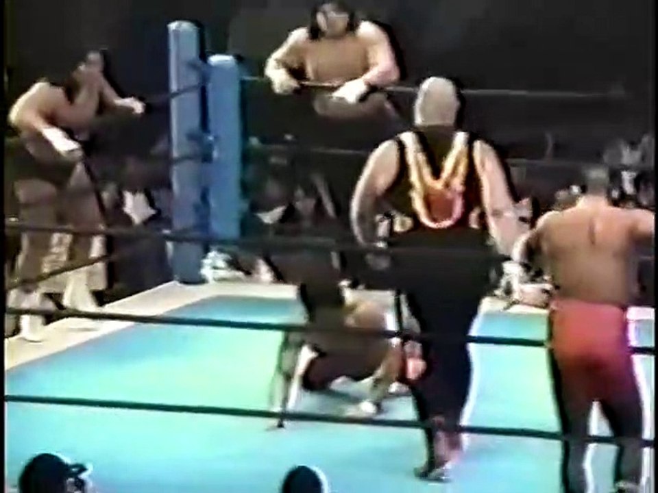Riki Choshu, Shinya Hashimoto & Ricky Steamboat vs. Big Van Vader, Crusher Bam Bam Bigelow & Animal Hamaguchi (10/11/1990)