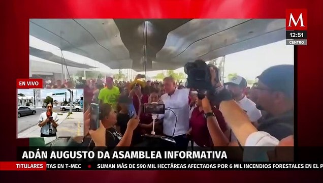Adán Augusto López visita Tamaulipas como parte de sus recorridos por el país